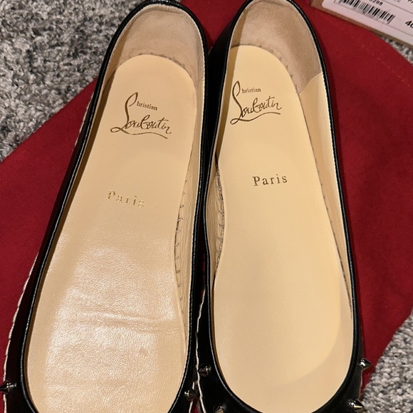 Christian Louboutin Aliochette Flat Nappa size 40 black - Picture 2 of 7